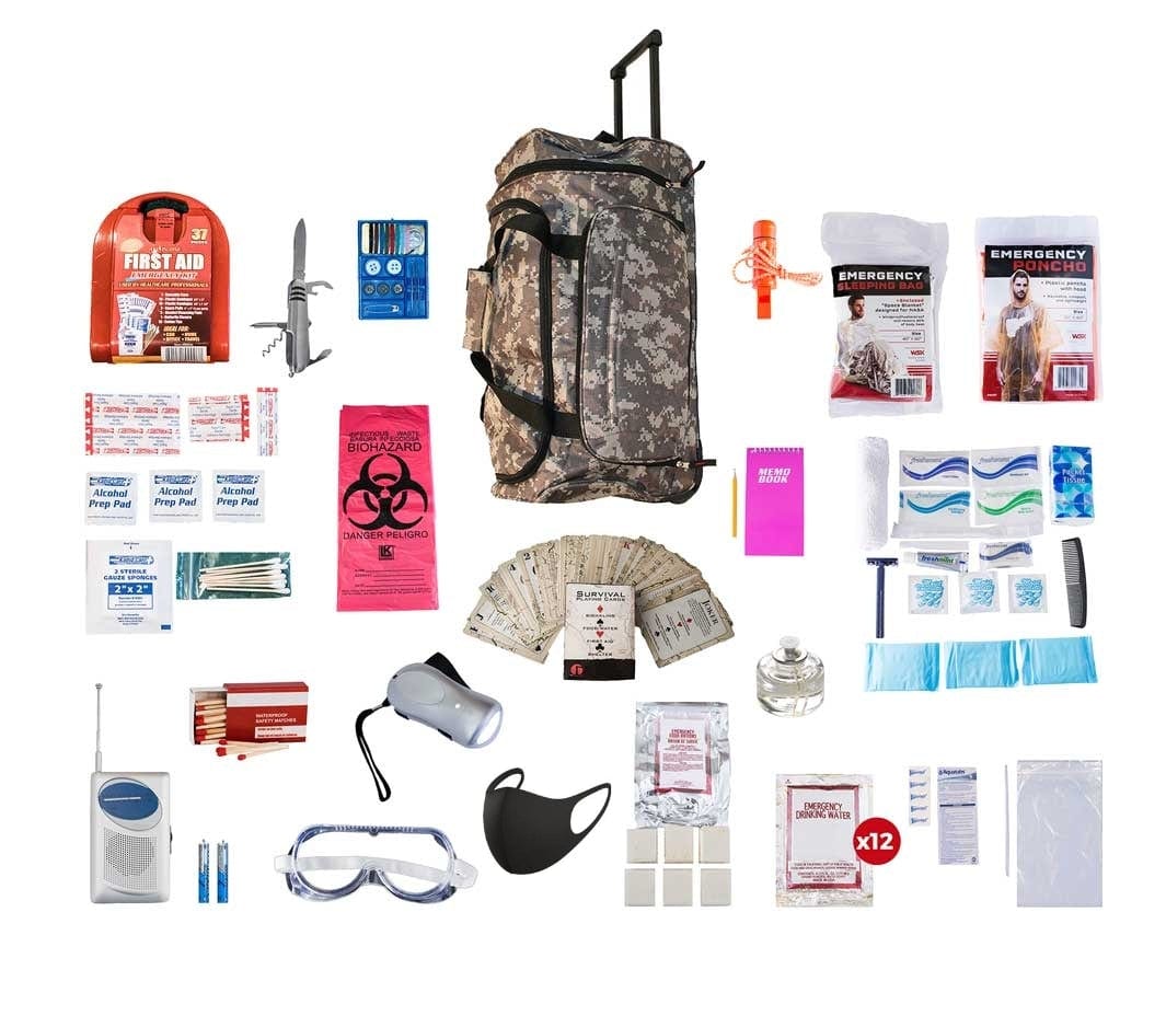 1 Person Deluxe Survival Kit (72+ Hours)