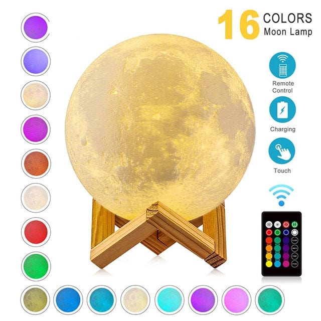Rechargable Moon Lamp