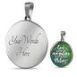 God Created Moms Circle Luxury Necklace - Engraving & Gold Options!
