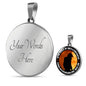 Son Firefighter Circle Luxury Necklace - Engraving & Gold Options!