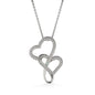 Valentine Double Heart Necklace