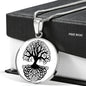 Circle Tree Of Life copy Circle Luxury Necklace - Engraving & Gold Options!