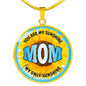Mom - My Sunshine Circle Luxury Necklace - Engraving & Gold Options!