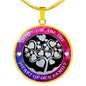 Mom - Heart of Family Circle Luxury Necklace - Engraving & Gold Options!