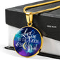 Love Mom To The Moon Circle Luxury Necklace - Engraving & Gold Options!