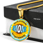 Mom - My Sunshine Circle Luxury Necklace - Engraving & Gold Options!