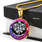 Mom - Heart of Family Circle Luxury Necklace - Engraving & Gold Options!