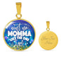 Momma Like I Got Circle Luxury Necklace - Engraving & Gold Options!