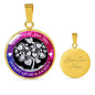 Mom - Heart of Family Circle Luxury Necklace - Engraving & Gold Options!