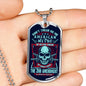"Don't Tread On Me 2 A" - Dog Tag And Chain - Engraving & Gold Options!