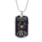 "If People Would Raise Their Kids Right" - Dog Tag And Chain - Engraving & Gold Options!