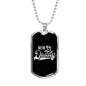 "New Daddy" Dog Tag And Chain - Engraving & Gold Options!