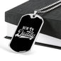 "New Daddy" Dog Tag And Chain - Engraving & Gold Options!