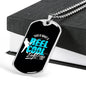 "Reel Cool Dad" Dog Tag And Chain - Engraving & Gold Options!