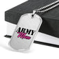 "Army Mom" Dog Tag And Chain - Engraving & Gold Options!