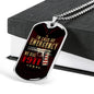 "In Case Of Emergency Dial 1911" - Dog Tag And Chain - Engraving & Gold Options!