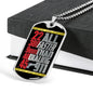 "Faster Than 911" Dog Tag And Chain - Engraving & Gold Options!