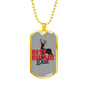 "Best Buckin' Dad" Dog Tag And Chain - Engraving & Gold Options!