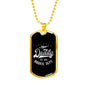 "New Daddy Rookie" Dog Tag And Chain - Engraving & Gold Options!
