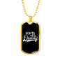"New Daddy" Dog Tag And Chain - Engraving & Gold Options!