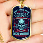 "Don't Tread On Me 2 A" - Dog Tag And Chain - Engraving & Gold Options!
