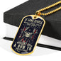 "If People Would Raise Their Kids Right" - Dog Tag And Chain - Engraving & Gold Options!