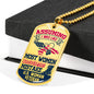 "U.S. Woman Veteran" Dog Tag And Chain - Engraving & Gold Options!