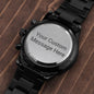A Personalized Chronograph Watch - The Perfect Gift for Any Man!
