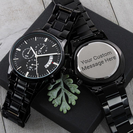 A Personalized Chronograph Watch - The Perfect Gift for Any Man!