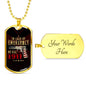 "In Case Of Emergency Dial 1911" - Dog Tag And Chain - Engraving & Gold Options!