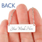 Heartbeat Bar Necklace