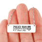 Police Mom Bar Necklace