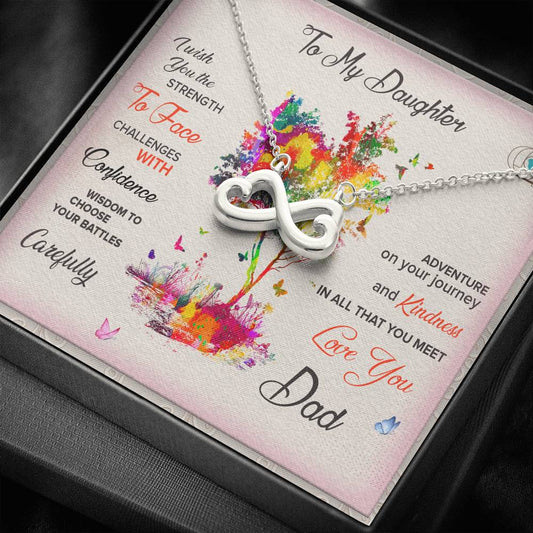 From Dad To Daughter - Infinity Necklace