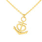Friendship Anchor Pendant Necklace