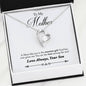 Mom From Son Cubic Zirconia Heart Pendant Necklace