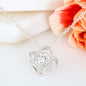 To My Wife - Everything Together - Love Knot Necklace - Lighted Mahogany Style Box Option