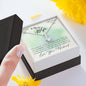 To My Wife-You are my love - Alluring Beauty Necklace - Lighted Mahogany Style Box Option