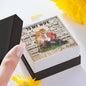 To My Wife - Alluring Beauty Necklace - Lighted Mahogany Style Box Option