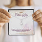 I Promise I Will - Alluring Beauty Necklace - Lighted Mahogany Style Box Option