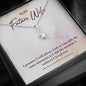 I Promise I Will - Alluring Beauty Necklace - Lighted Mahogany Style Box Option