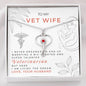 Veterinarian Wife Stethoscope Necklace -
