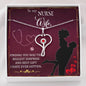 Nurse Wife - Finding You Stethoscope Necklace -