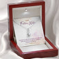 I Promise I Will - Alluring Beauty Necklace - Lighted Mahogany Style Box Option