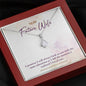 I Promise I Will - Alluring Beauty Necklace - Lighted Mahogany Style Box Option