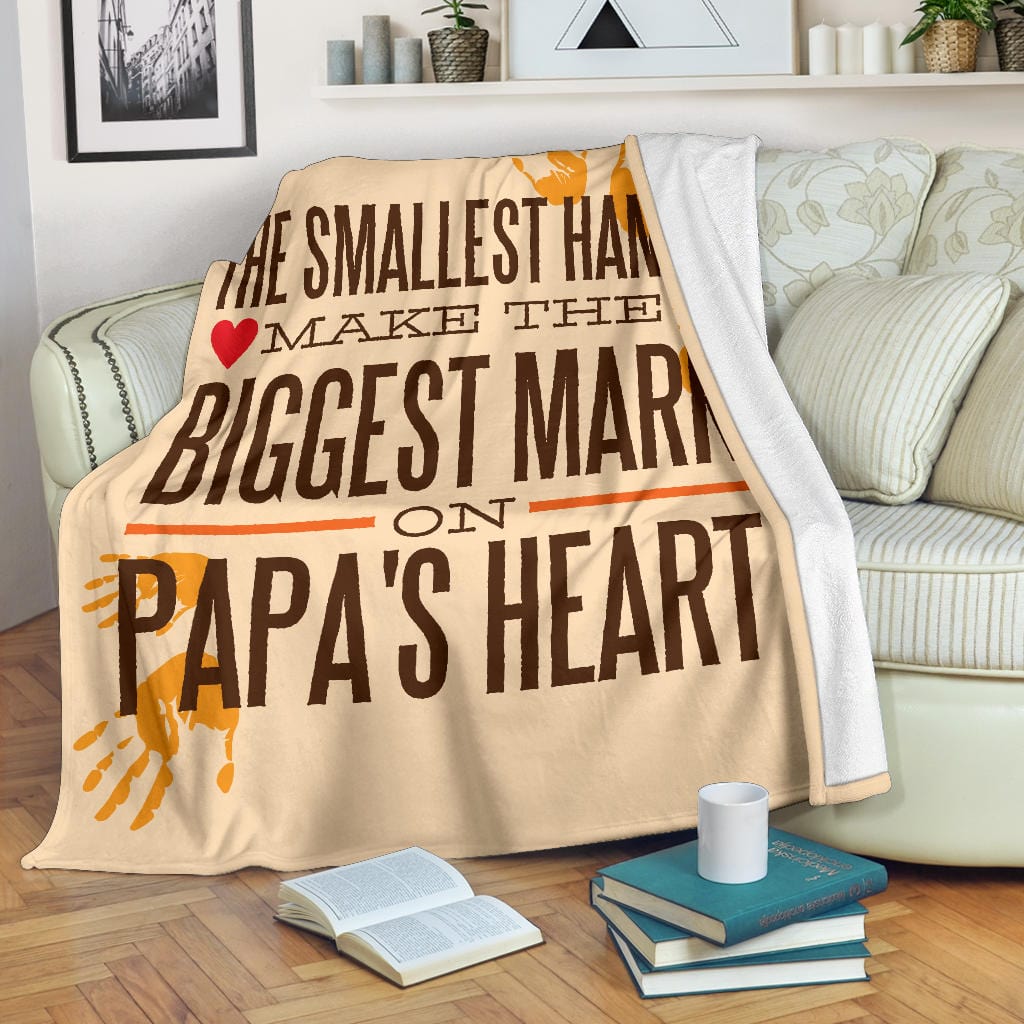 The Smallest Hands Premium Fleece Blanket