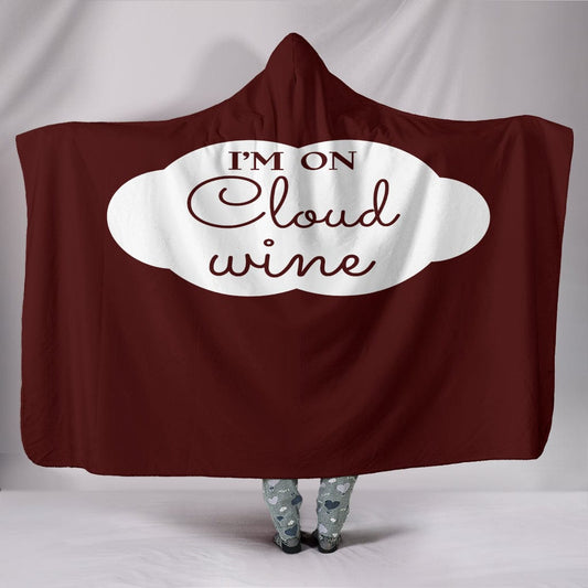 Cloud Wine Hooded Blanket