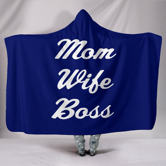 Mom Wife Boss Hooded Blanket