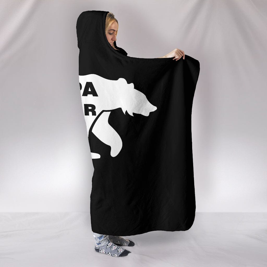 Papa Bear Hooded Blanket