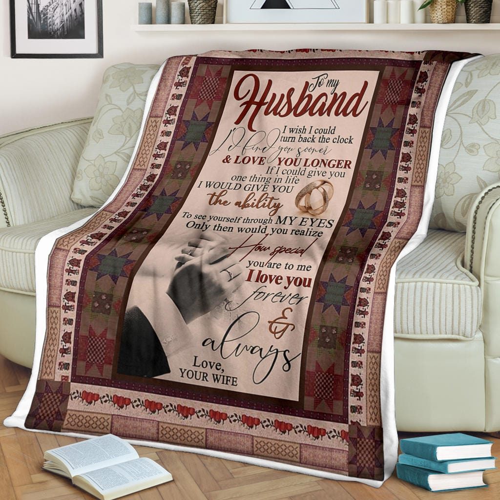 My Husband Premium Fleece Blanket