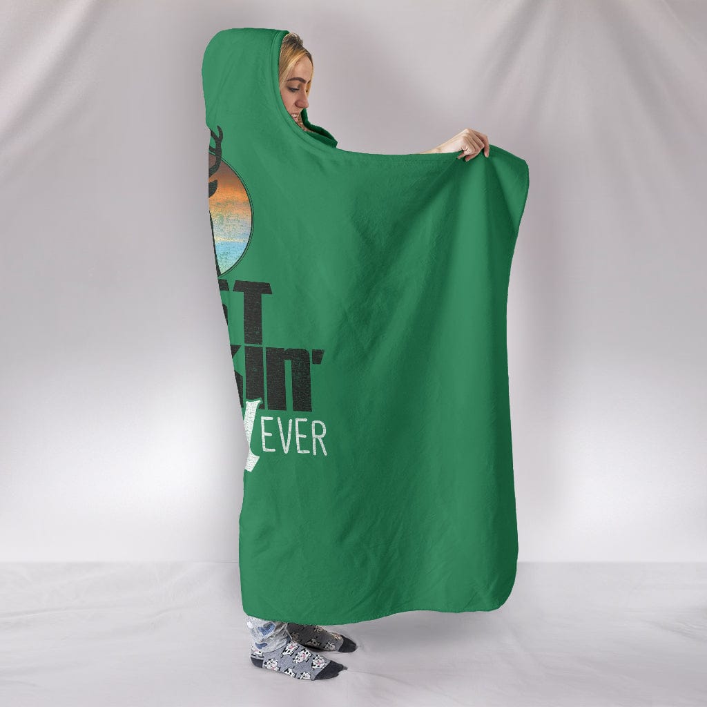 Best Buckin' Dad Hooded Blanket